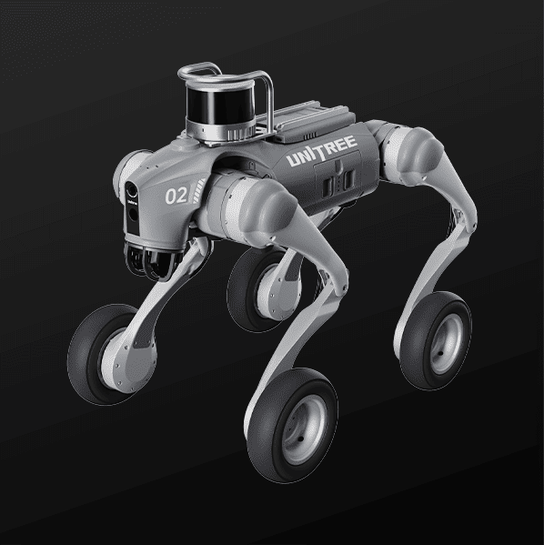 Unitree Go2-W U4 Quadruped Robotic Dog with XT16 LiDAR(Go2-W-U4)