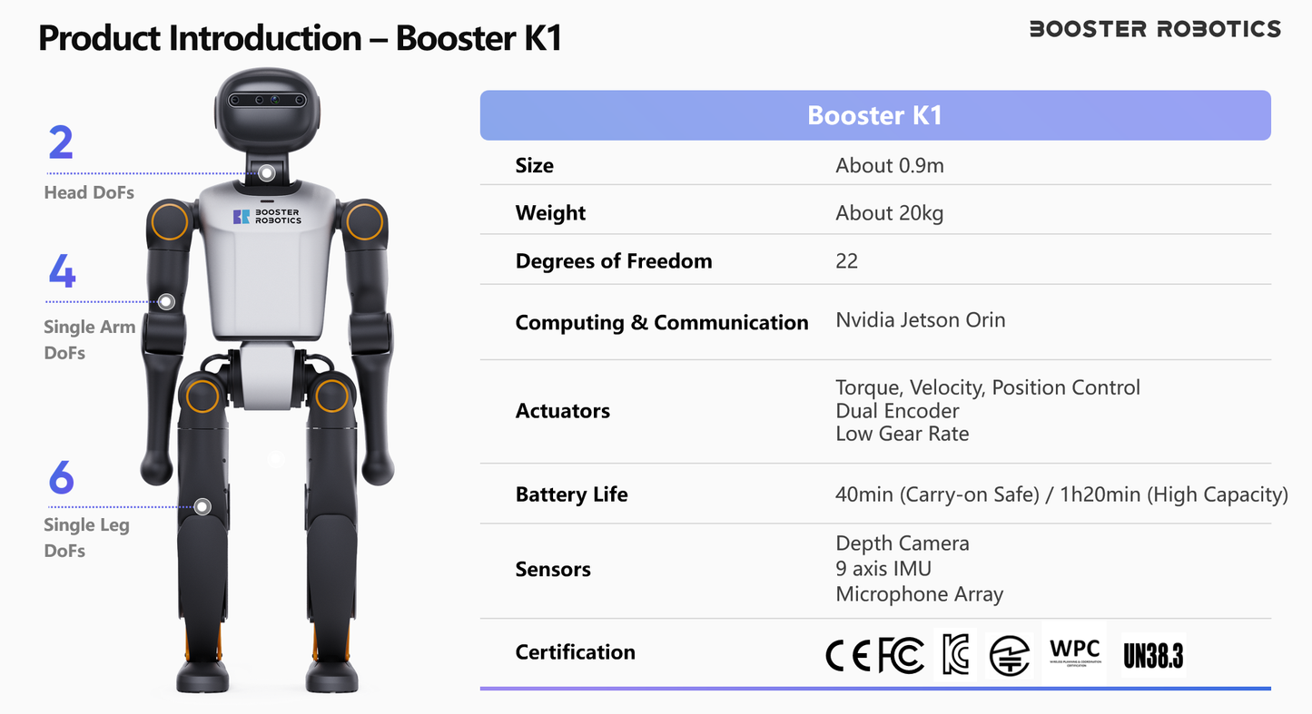 Booster K1 Smart Agility Infinite Potential